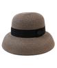 Summer Gray Bowl Panama Hat