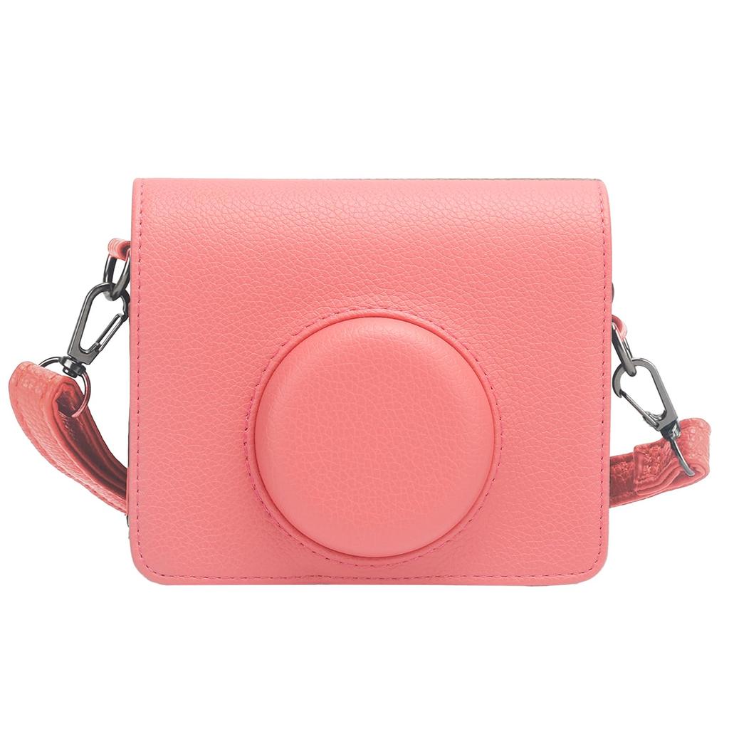 Fujifilm Instax Mini Evo Camera Instax Mini EVO PU Leather Protective Case with Adjustable Shoulder Easy Instax Camera Full Easy To Carry Case, Strap,