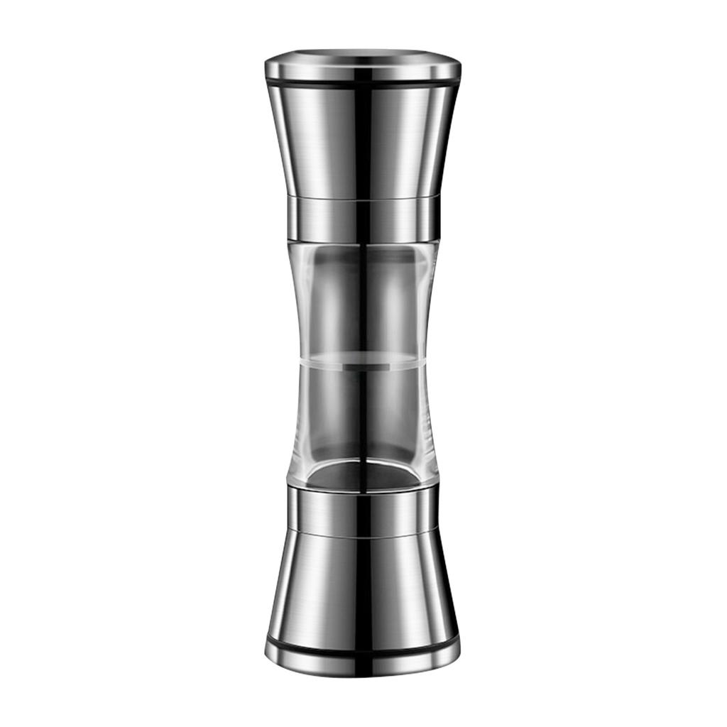 Fillable Double Head Pepper Grinder Long Lasting Freshs Keeping Spice Grinder Kitchen Accessories