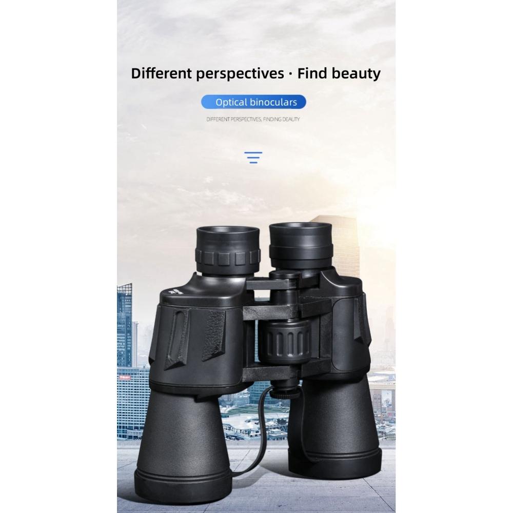 Powerful Telescope 20X50 Professional Binoculars Low Light Night Vision Long Range Waterproof Military Hunting Camping Equipment
