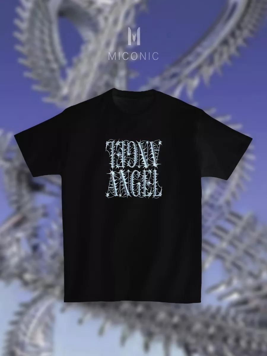 Oversized Y2K zxc drain retro printed T-shirt 4XL