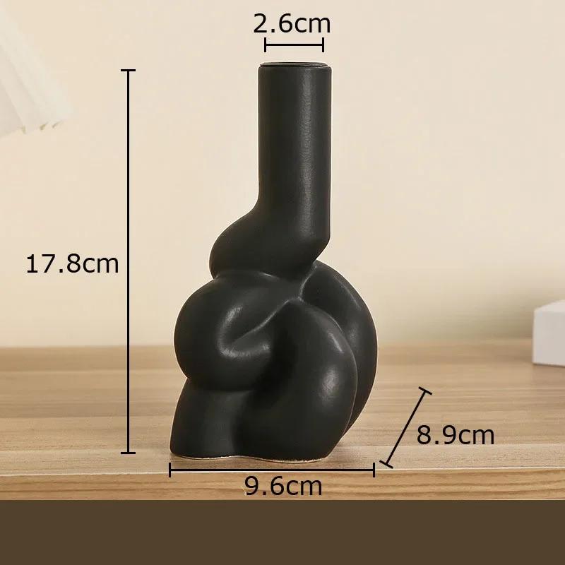 Minimalist Design Ceramic Candle Holder Romantic Candlestick Desk Decoration Wax Melt Burner Creative Home Candle Holders