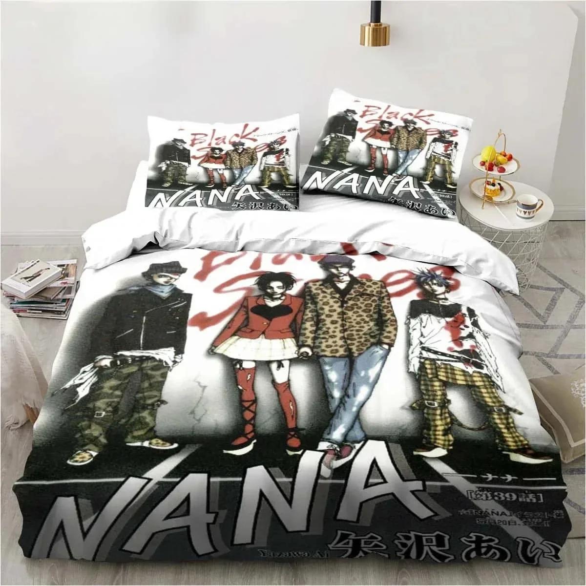 

Аниме Постельное Белье N-NANA M-Манга Комплект Пододеяльника с 3D Принтом с 1-2 Наволочками Односпальный Полутораспальный Двуспальный Размер Для Декора Спальни Девочек 135x200cm