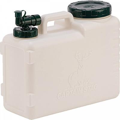 CaptaIn Stag Ue 2049 [polietylenowy pojemnik na wodę kanister na wodę 20l z kranem i uchwytem Wyprodukowano w Japonii Boldy]