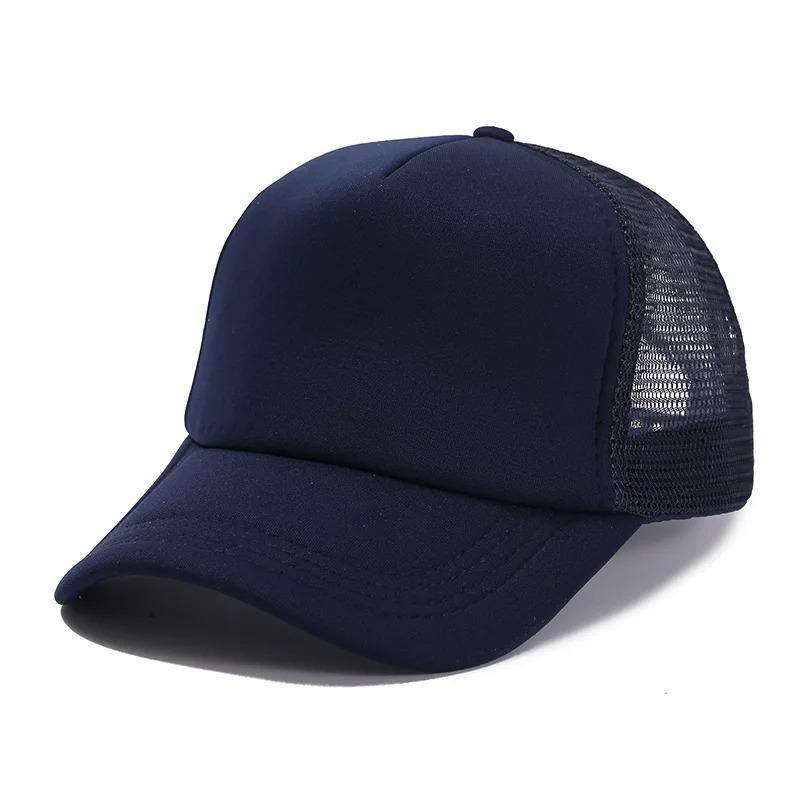 Unisex Cheaper 5 Panel Trucker Hat For Adult Summer Net Baseball Cap Men Women For Him Her Blank Mesh Adjustable Sun Hat Visor