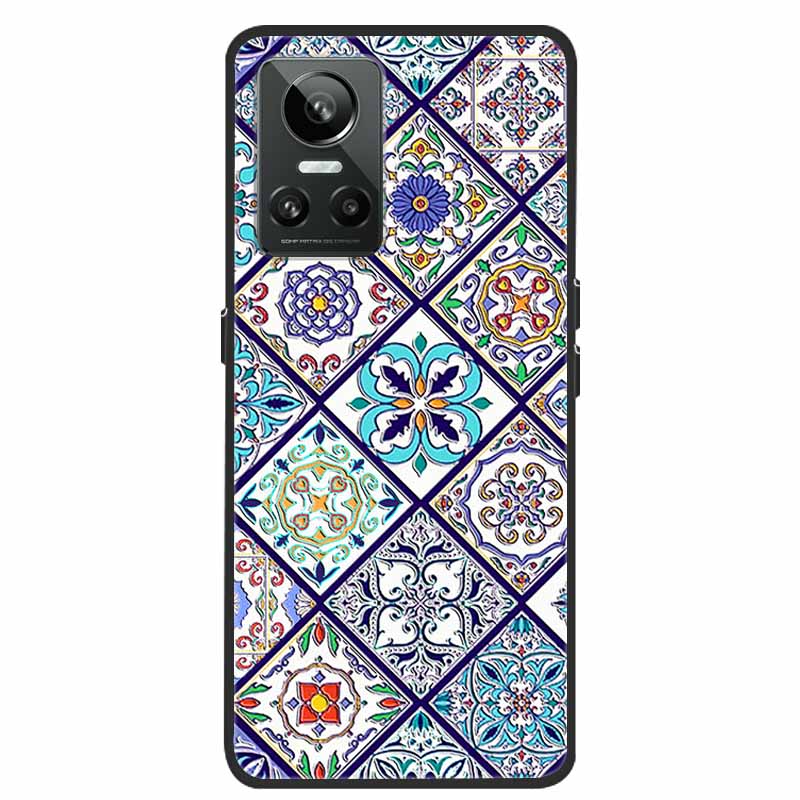 For Realme GT Neo3 5G Case 3D Flower Emboss Soft Silicone Phone Back Cover Case For OPPO Realme GT Neo2 Neo 3 Coque for Bumper