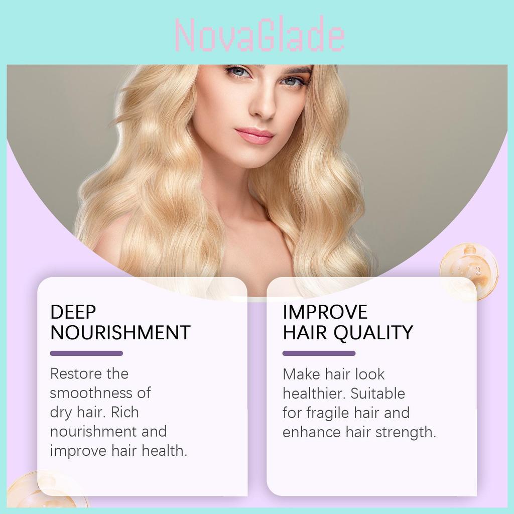 Hoegoa Keratin Hair Mask For Deep Moisturizing And Nourishing Dry Damaged Hair