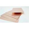 Made in Japan | Double-sided copper foil raw board, FR-4 glass epoxy copper-clad laminate, 18/18m copper foil (T=0.4mm x 100mm x 75mm, pack of 4)