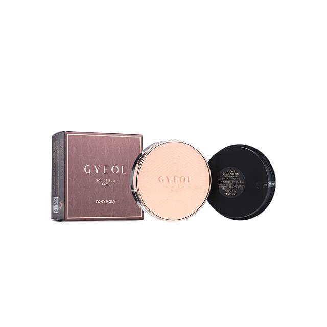 TONYMOLY - Gyeol Goun Serum Pact Set - 2 Colors #02 Warm Beige
