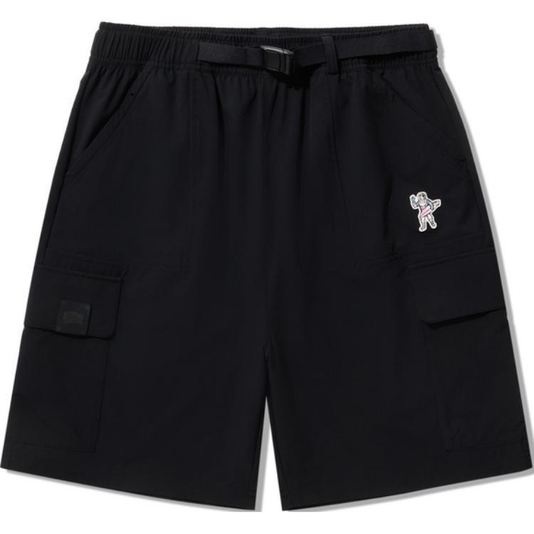 Li-Ning x BILLIONAIRE BOYS CLUB Cargo Shorts Black Men s AKSU949-2
