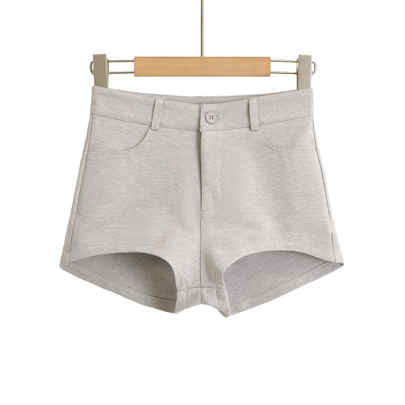 

Summer Spicy Low-Waist Hip-Lifting A-Line Sexy Hot Pants Small світло-сірий колір