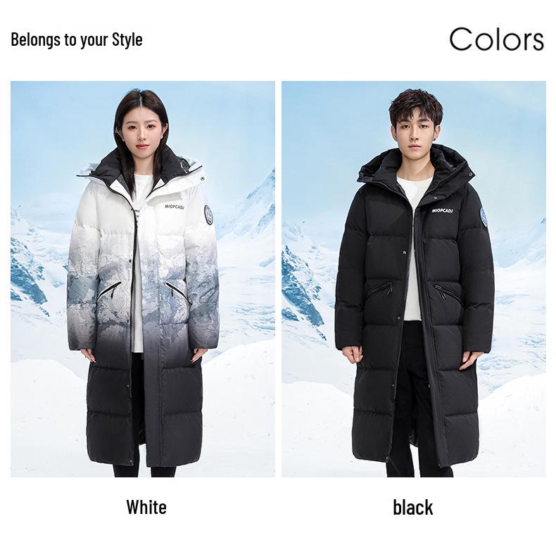 Herren Mittellange Daunenjacke - 2025 Winter Neuer Trend, Dicker Mantel über dem Knie