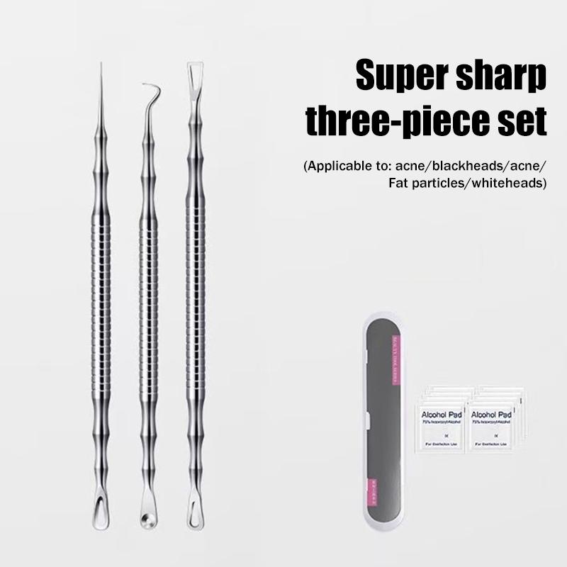 New Acne Blackhead Removal Needles Pimples Blackhead Clip Tweezers Beauty Artifact Blemish Extractor Remover Needle Tool