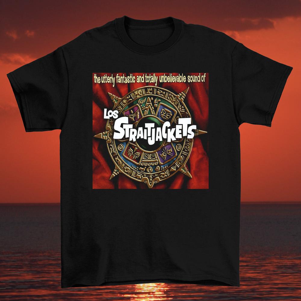 Абсолютно Фантастические Звуки Los Straitjackets Футболка Полный Размер S-5XL TT779 Унисекс Футболка XL