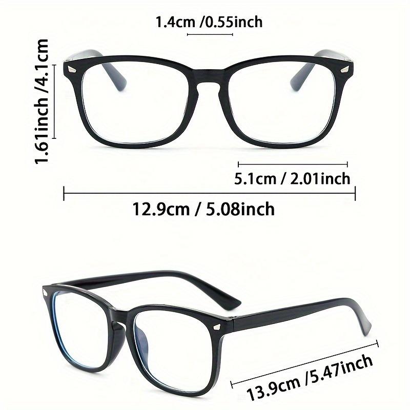 20 PCS Casual Square Frame Daily Glasses Fashion Anti-Blue Light Clear Glasses For Daily Office Reading Life