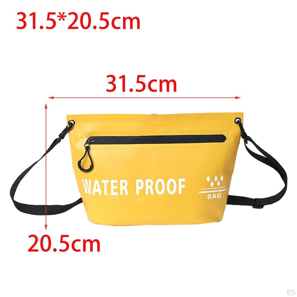 Dry Bag, Waterproof Tote Bag with Handle, Shoulder for Water Sports, Fishing, Swimming,