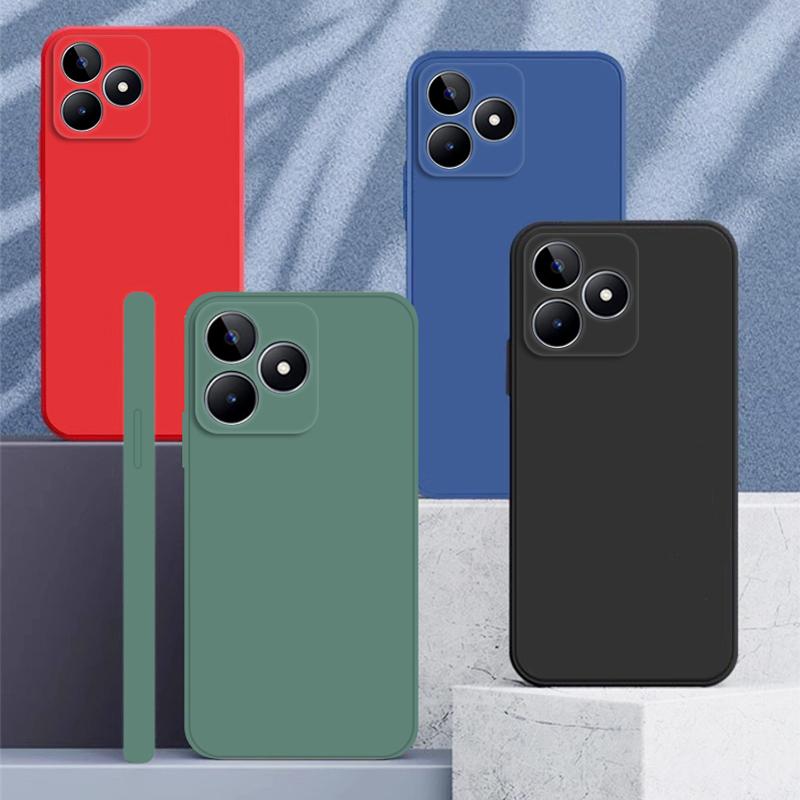 

Для Realme Note 50 Чехол Realme Note 50 4G Чехол Мягкий жидкий силиконовый бампер Защитный чехол для телефона Realme Note 50 Funda For Realme Note 50 чёрный
