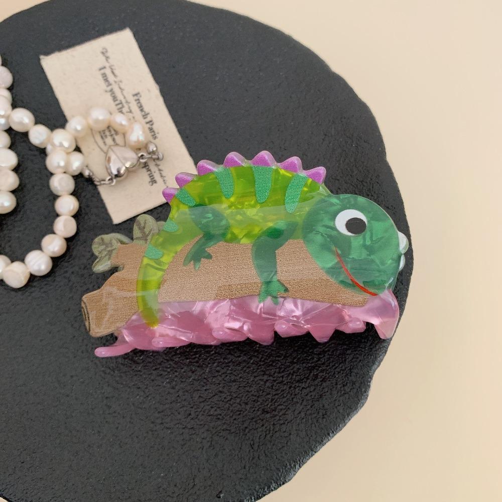 Funny Acrylic Koala Hair Claw Bear Sea Creature Animal Hair Clip Cartoon Hair Accessories Big Shark Clip Female