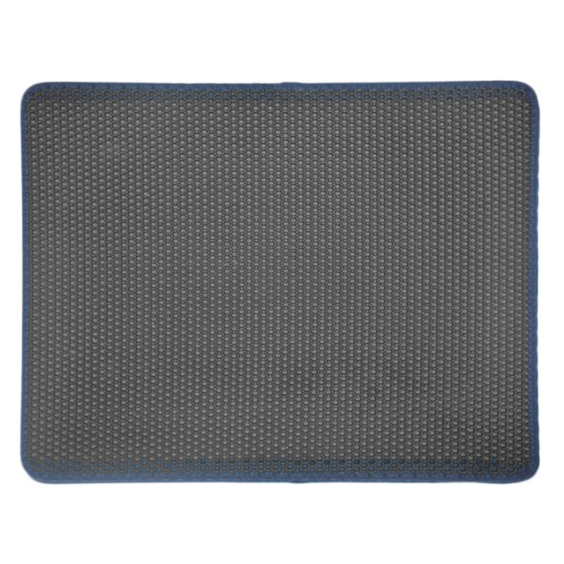 

Double-Layer Honeycomb Non-Slip Waterproof Pet Mat for Cats and Dogs S 30x30cm (1.5cm thick) сірий колір