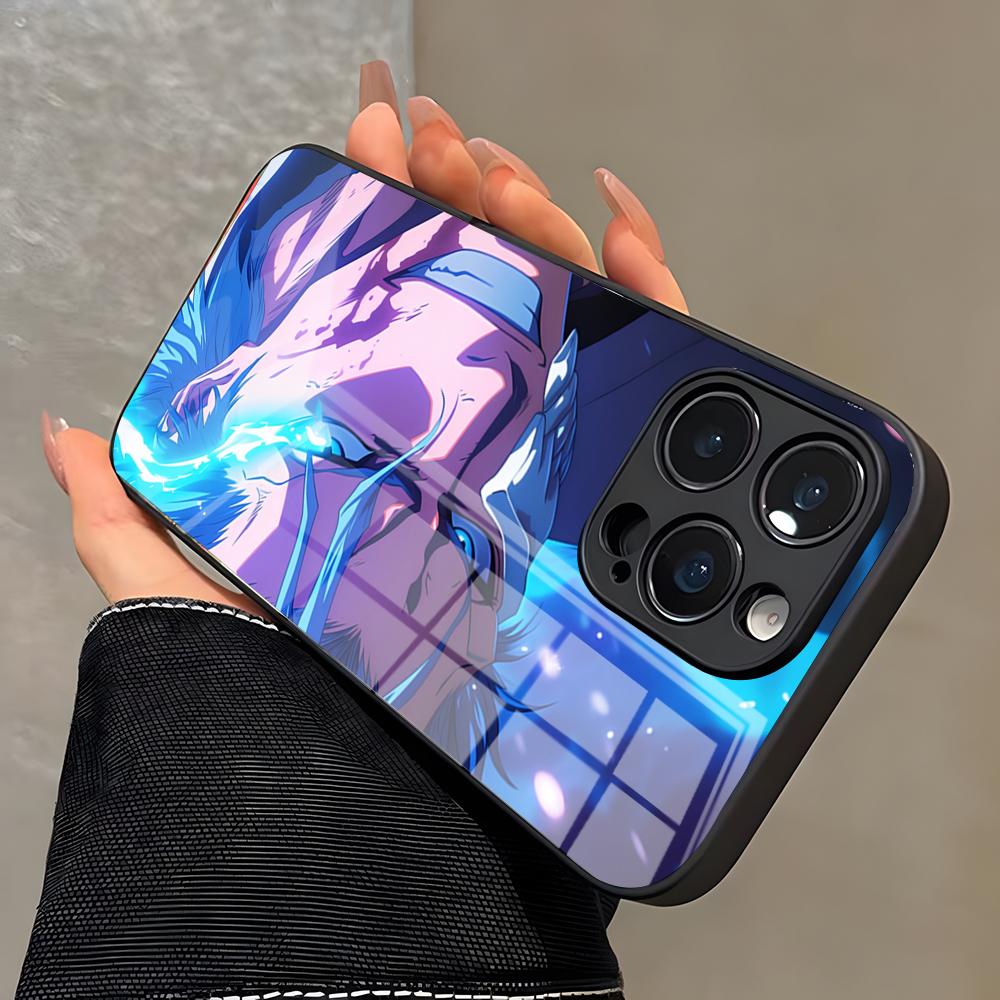 Bleach Grimmjow Anime Phone Case For IPhone 17 Pro Max 16 15 14 Pro Max 13 11 X Xs Xr 8 7Plus Glass Cover