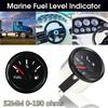 0-190 Ohms Universal 52mm Boat Fuel Level Gauge Marine Yacht Trim Tank Indicator