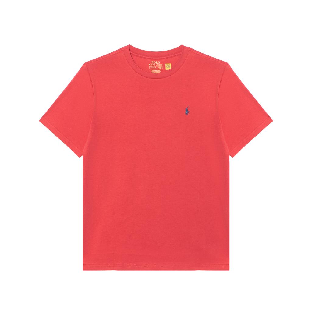 Polo Ralph Lauren T-Shirt Embroidered Pony Pattern Cotton Jersey Crew Neck Watermelon Red Kids Kids Tops 323832904-179