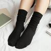 Mode Mädchen Frauen Weiche Strick Socken Lässige Baumwollmischung Mittelrohr Strümpfe