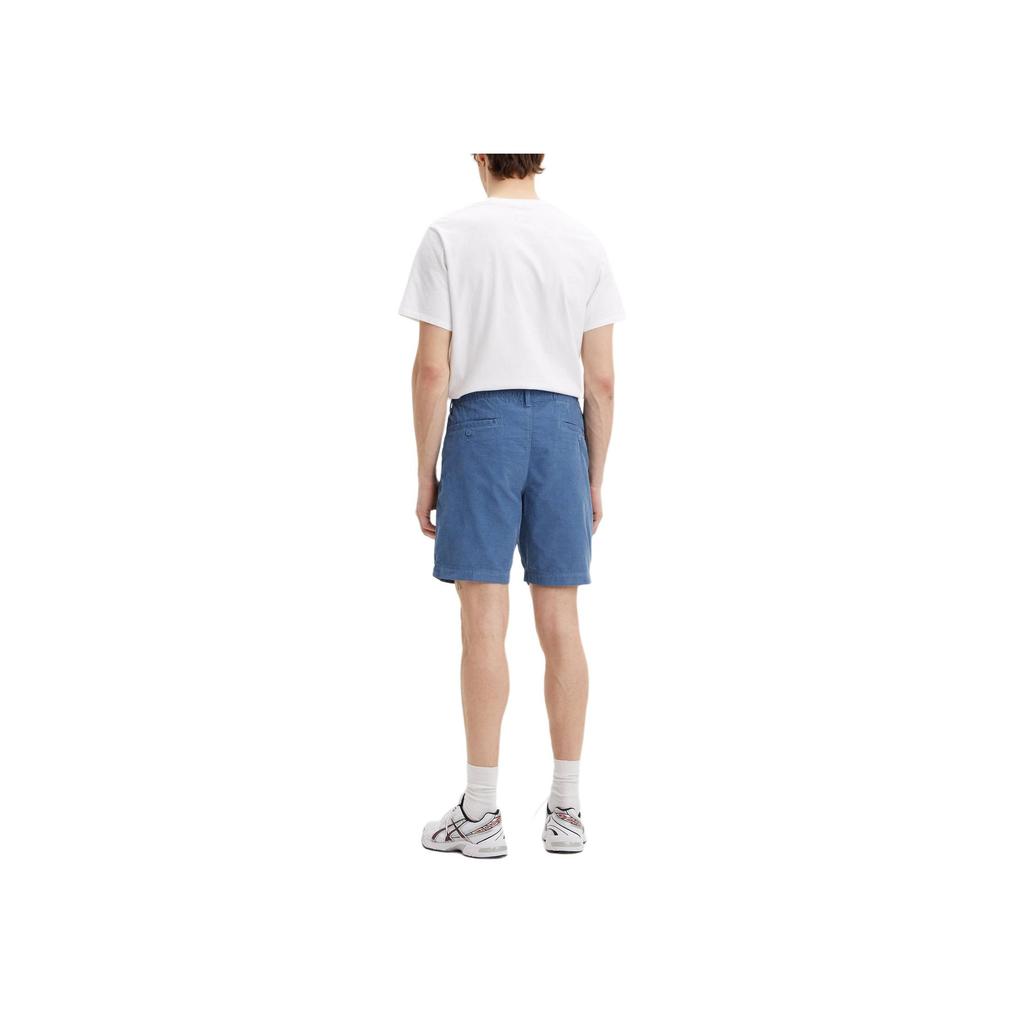 Levis XX Chino EZ Løse Bløde Ensfarvede Lynlås Afslappede Shorts Herre shorts Blå A1042-0013
