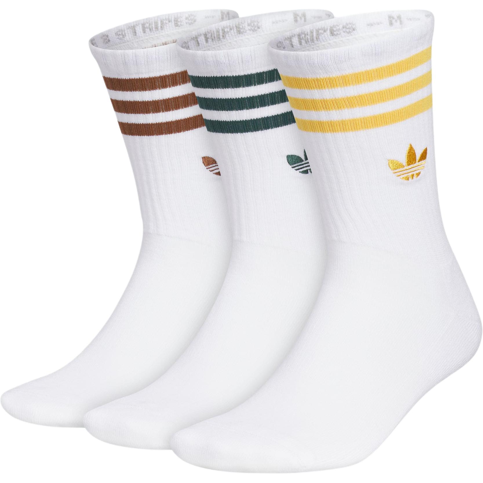 Adidas Originals Crew Socks Unisex 3 Pack White JP1278 L
