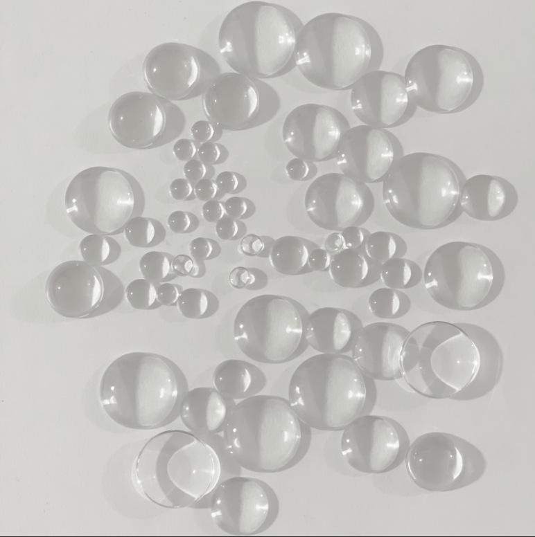 

4-60мм Выпуклая Оптическая Стеклянная Лупа для Светодиодных Автомобильных Фар 8mm diameter, 4mm height, 9mm focal length