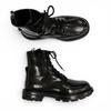 Excellent Alexander McQueen boots Lace up black leather mens 40 683569 Used