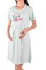 Maternity Tunic Nightgown Short Sleeve Lycra