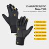 Men Winter Cycling Gloves Reflective Touch Screen Waterproof Windproof Warm Bicycle Motorcycle Ski Riding Sports Mittens