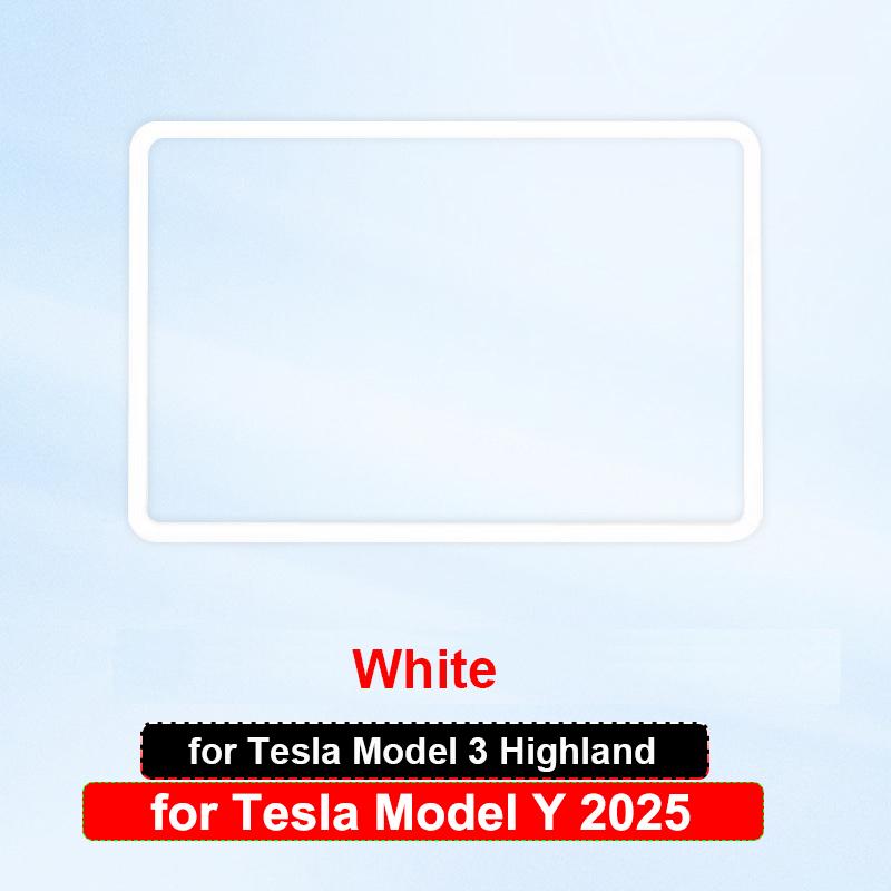 for Tesla Model Y Juniper 2025 Center Control GPS Screen Frame Protector Trim Cover Model 3 Highland 2024 Display Edge Strip