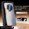 [[Dual-axis Protection] for Honor Magic V6 Case Luxurious Genuine Leather for Magsafe Wireless Charging Premium Back Phone Case