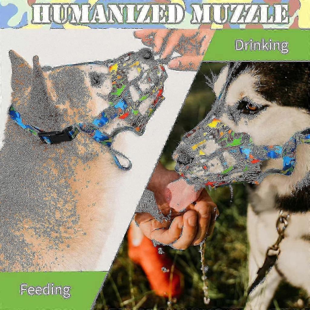 Soft Silicone Basket Dog Muzzle for Small Medium Large Breeds - Bite Proof, Breathable, Allows Drinking & Panting - TA less