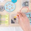 Busy Board Cpc Montessori Children's Educational Early Education Music Car Wooden Steering Wheel