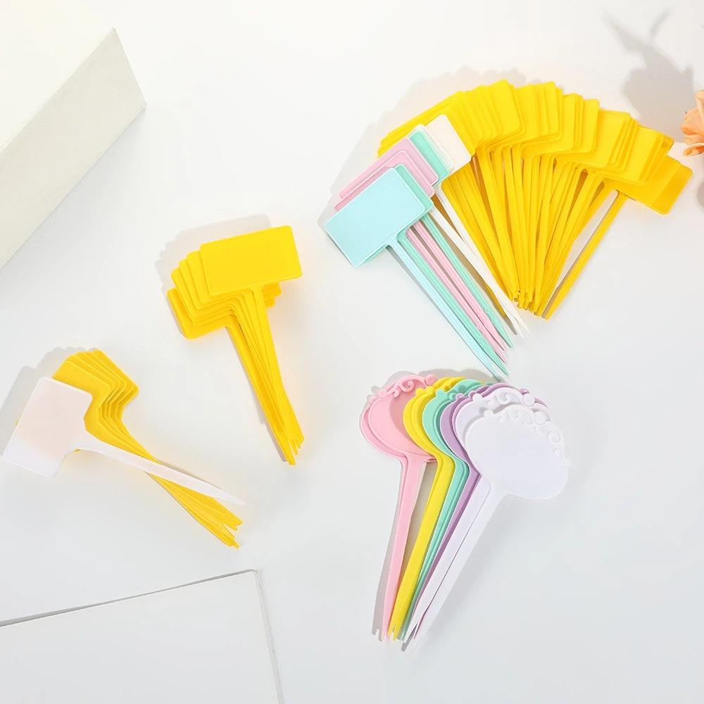 10/12PCS Waterproof Garden Marker Thickened Markers Label Plastic Writing Plate  Garden Nursery
