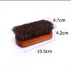 High-Grade Wooden Shoe Brush Made of Pure Horsehair for Polishing Suits