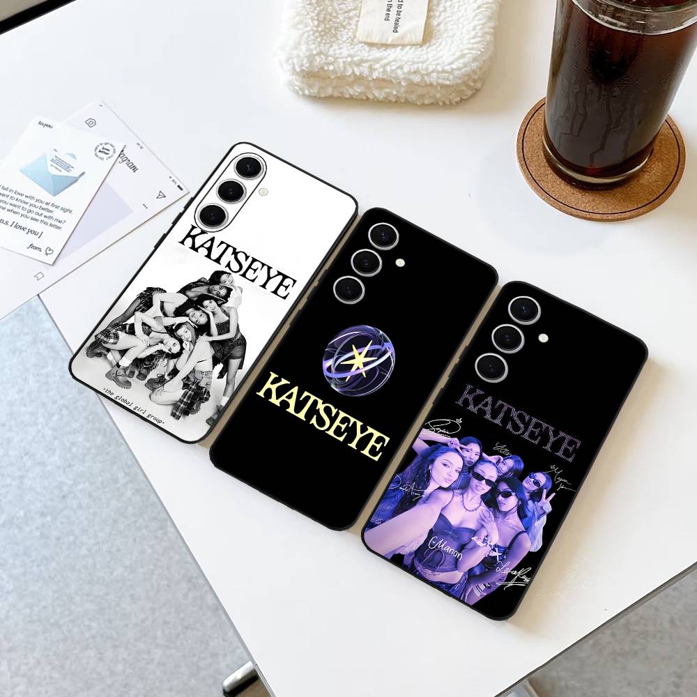 Beliebte Korea Kpop Band K-Katseye Handyhülle Für Samsung S 24 Fe 25 Ultra Plus 20 Lite 21 30 22 23 24 22 Ultra 5G Fundas