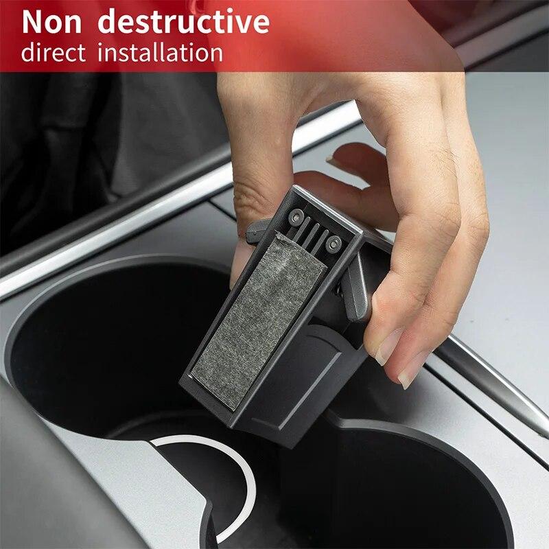 Для Tesla model 3 2021-2023 2024/model y ограничитель чашки воды с центральным управлением — фото 4