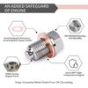 Engine Oil Plug Oil Plug Magnetic Engine Oil Drain Plug Heavy Duty Engine Parts Drain Plug Drain Nut Bolt M12x1.75/M14x1.5mm Car