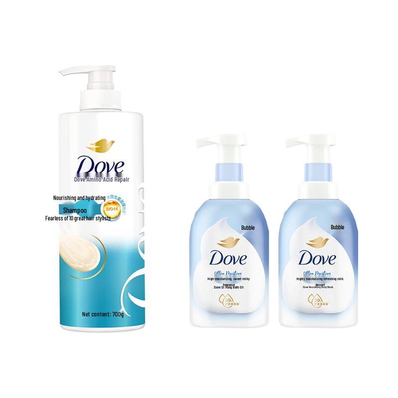

Dove Nourishing Shampoo and Bath Foam Set