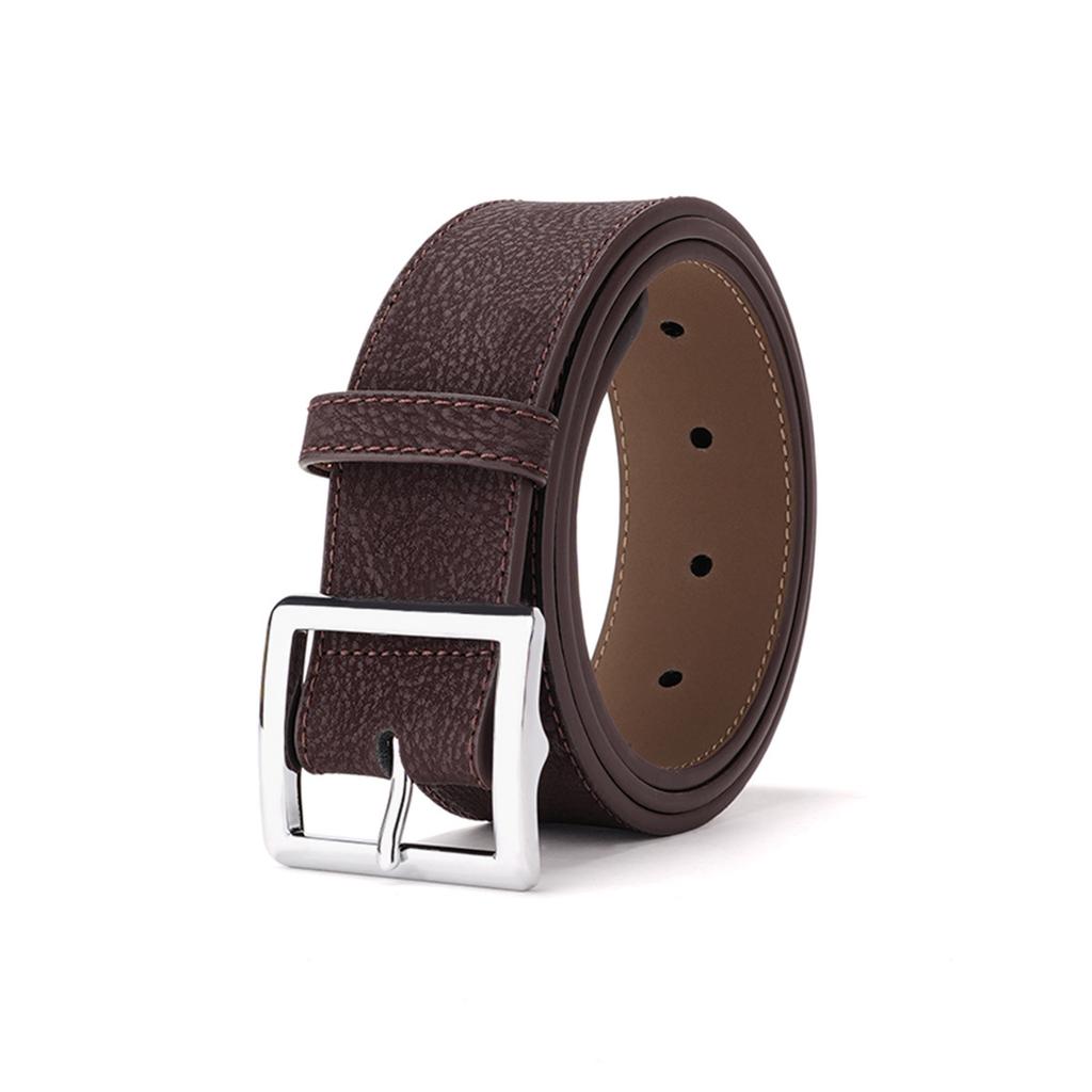Retro Matte Women's Wide Belt, Trendy Simple Belt, Versatile Square Jeans Belt