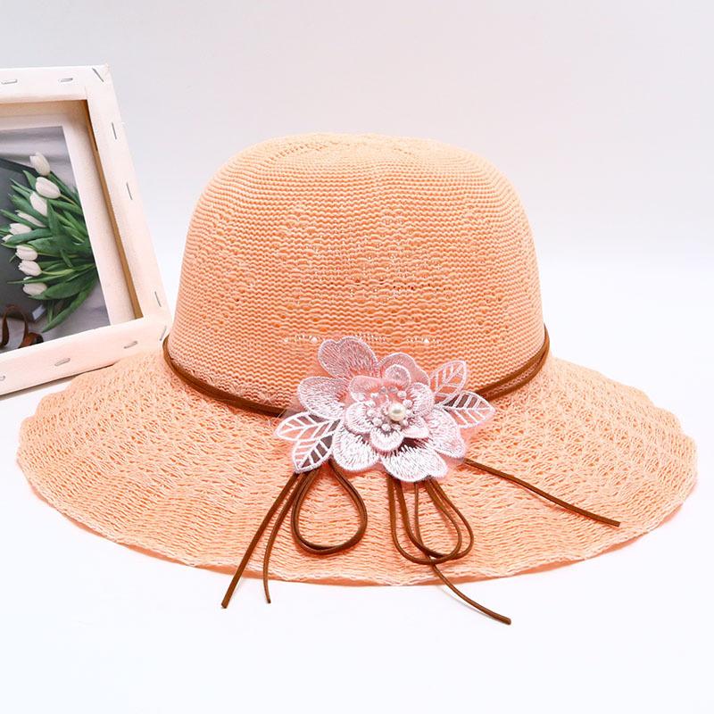 New Straw Hat Women's Outdoor Sunshade Sunscreen Hat Big Brim Trendy Vacation Beach Hat Breathable Cool Hat