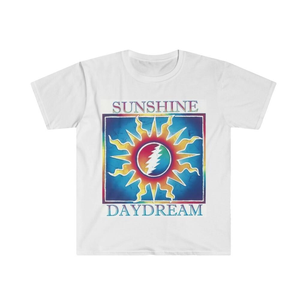 Unisex Soft Cotton T-Shirt Mens Womens Tees Top. Grateful Dead. Sunshine Daydream 4XL