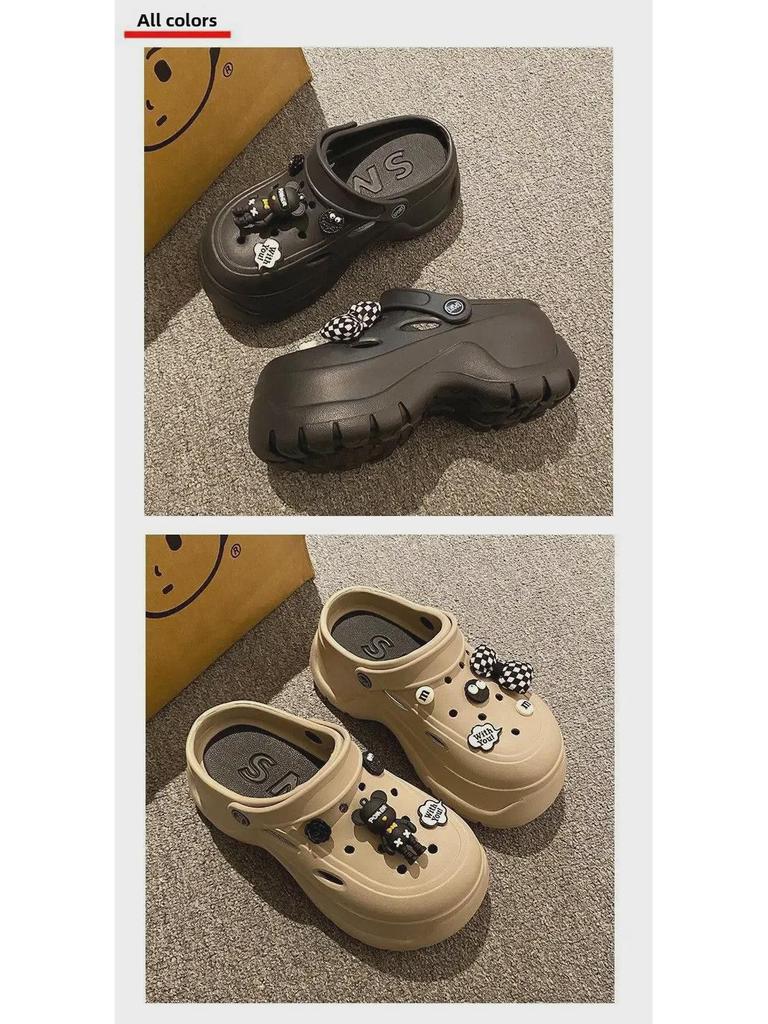 EVA Femme 2024 Style Plage Semelles Épaisses Antidérapantes Bout Fermé