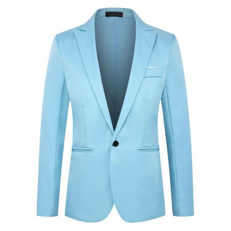 Buy Men Solid Formal Business Blazer 