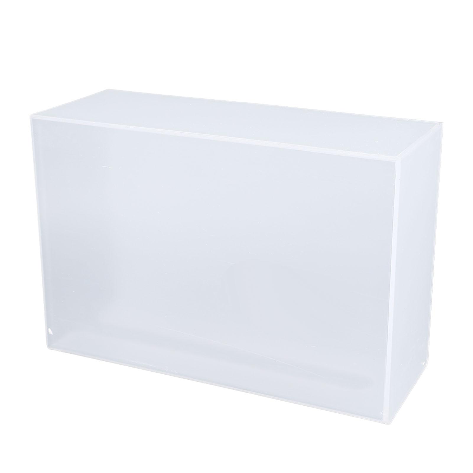Hanging Clear Tissue Box Wall Mount Transparent Acrylic Tissue Box for Home Hotel Bathroom Kitchen