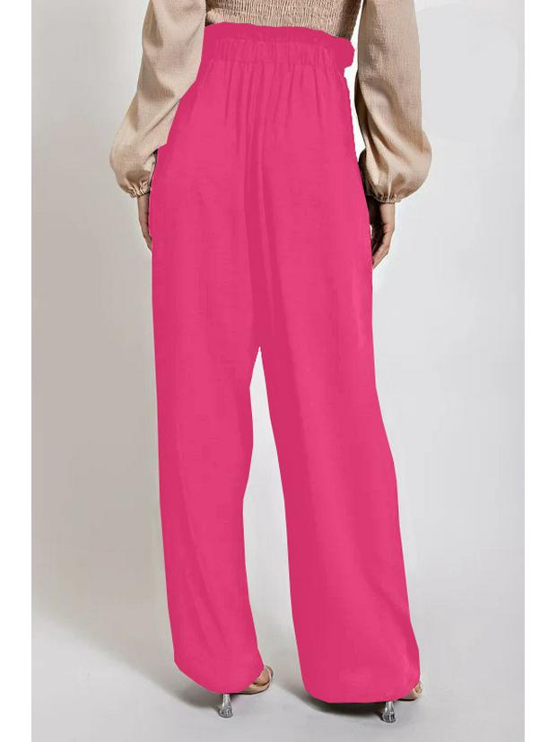 2025 Summer Fashion Casual Solid Color Women's Long Pants